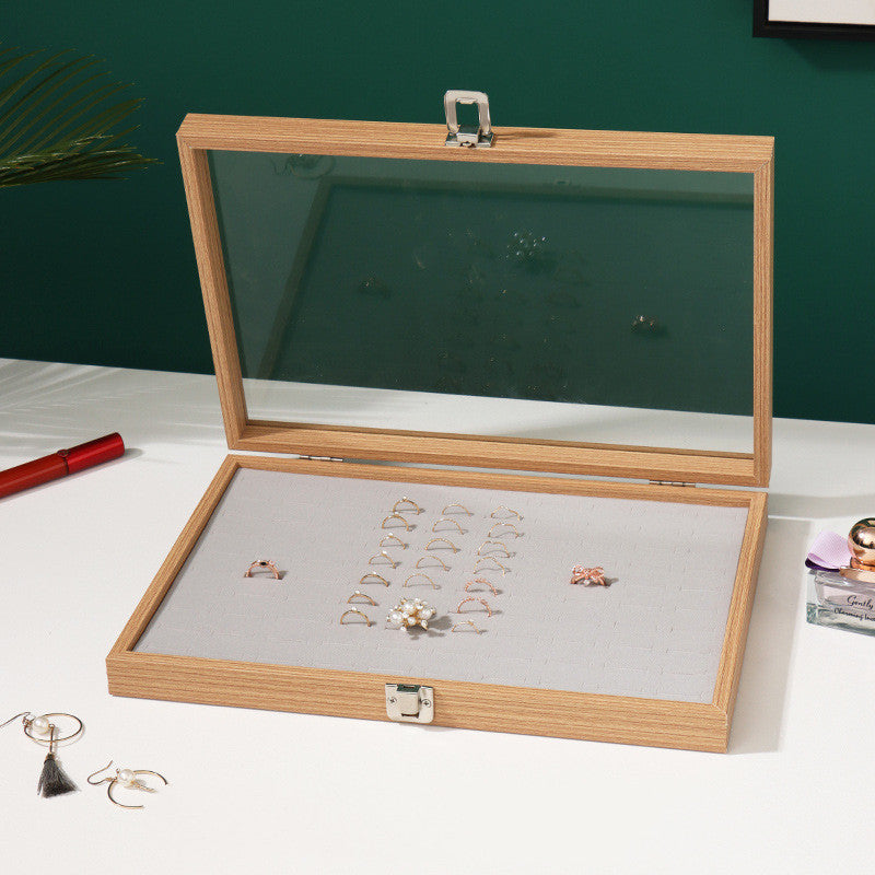 Load image into Gallery viewer, Rosewood Grain Jewelry Storage And Organization Box
