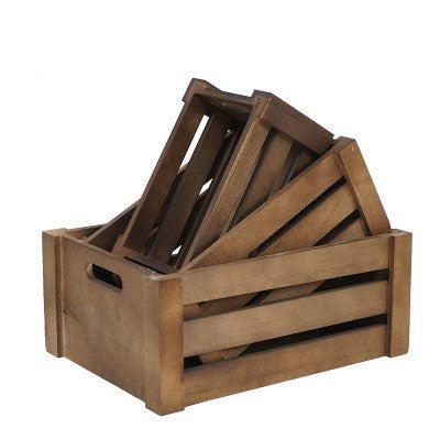Load image into Gallery viewer, Vintage Wooden Bar Boxes Storage Rectangular Household Boxes
