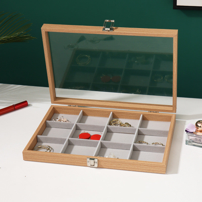 Load image into Gallery viewer, Rosewood Grain Jewelry Storage And Organization Box
