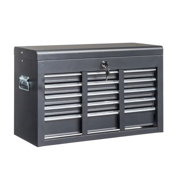 Load image into Gallery viewer, Steel Tool Box Black
