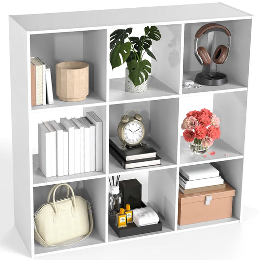 Cube Storage Organizer - Open Cube Bookshelf With Removable Back Panels, Display Storage Bookcase For Living Room, Bedroom, Entrance Hall