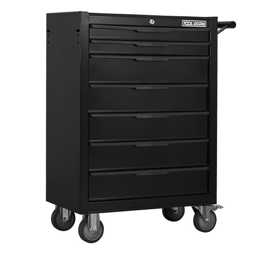 Tool Cabinet Tool Cart 24.2inch With Drawers And Wheels Metal Rolling Tool Box