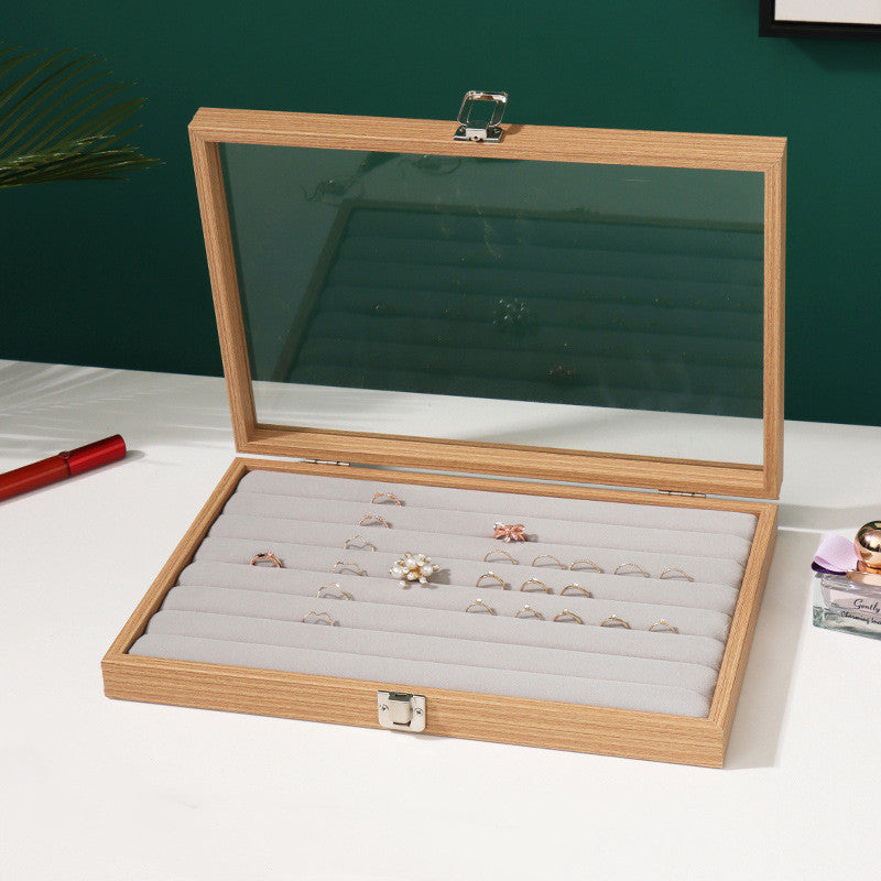 Load image into Gallery viewer, Rosewood Grain Jewelry Storage And Organization Box

