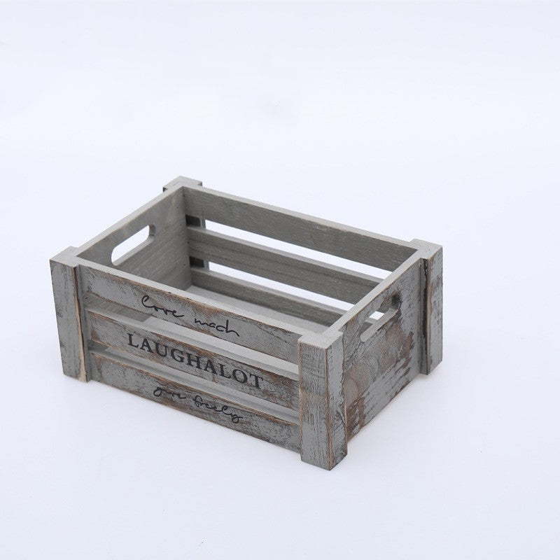 Load image into Gallery viewer, Vintage Wooden Bar Boxes Storage Rectangular Household Boxes
