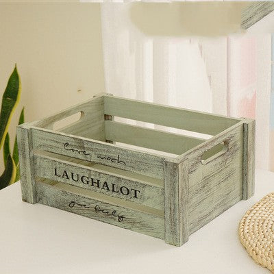 Load image into Gallery viewer, Vintage Wooden Bar Boxes Storage Rectangular Household Boxes
