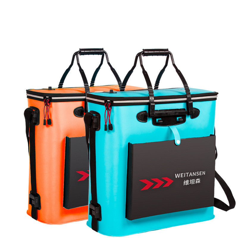 Load image into Gallery viewer, Fishing Box Live Fish Bucket Foldable Fish
