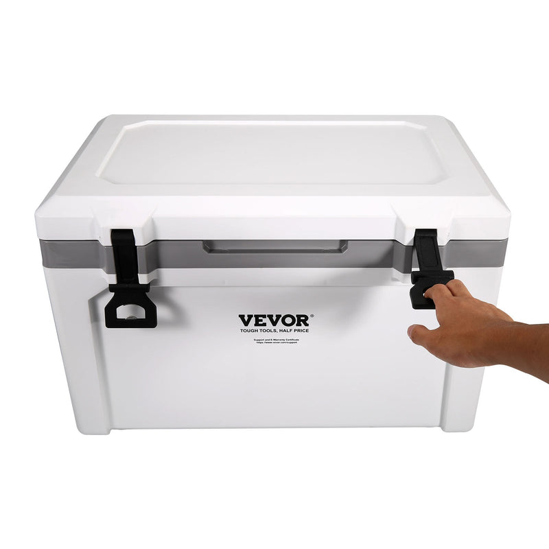Load image into Gallery viewer, Insulated Portable Cooler, 52 Qt, Holds 50 Cans, Ice Retention Hard Cooler With Heavy Duty Handle, Ice Chest Lunch Box For Camping, Beach, Picnic, Travel, Outdoor, Keeps Cool For Up To 6 Days
