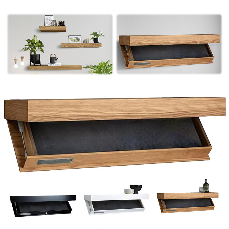 Load image into Gallery viewer, Wall-mounted Storage Box Simple Wall-mounted Wine Cabinet Shelf
