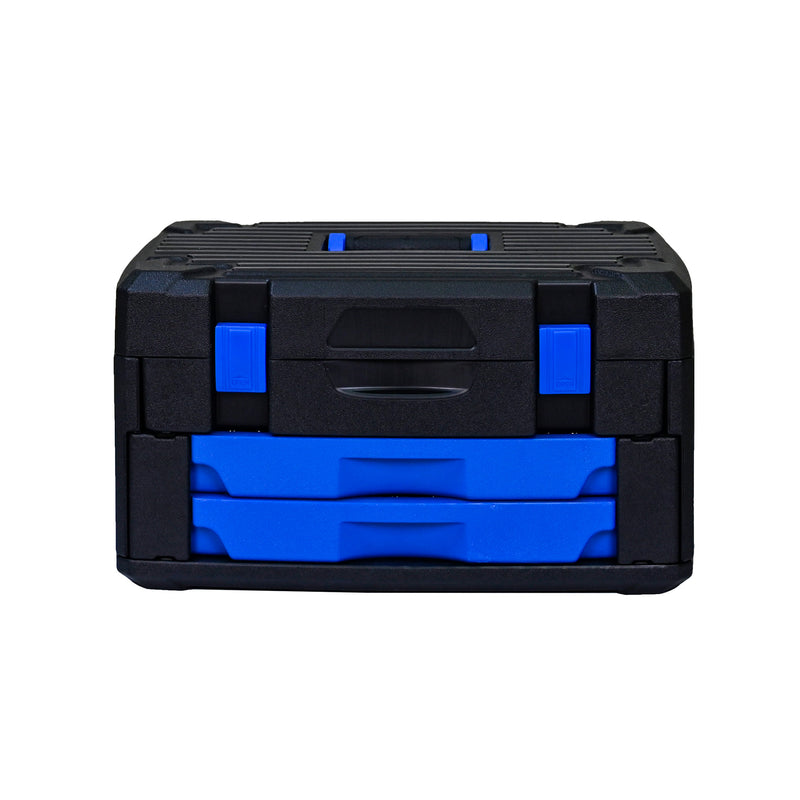 Load image into Gallery viewer, Black Hand Tool Box With Toolset 266Pcs
