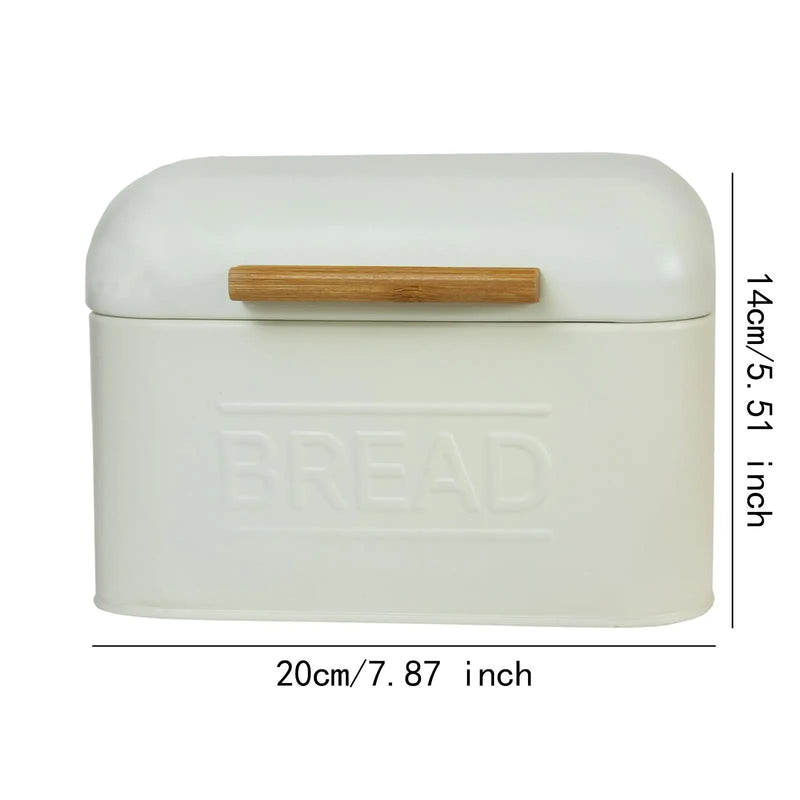 Load image into Gallery viewer, Iron Bread Storage Box Food Bread Storage Container Snack Container with Lid Retro Countertop Pastry Kitchen
