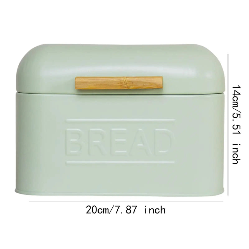 Load image into Gallery viewer, Iron Bread Storage Box Food Bread Storage Container Snack Container with Lid Retro Countertop Pastry Kitchen
