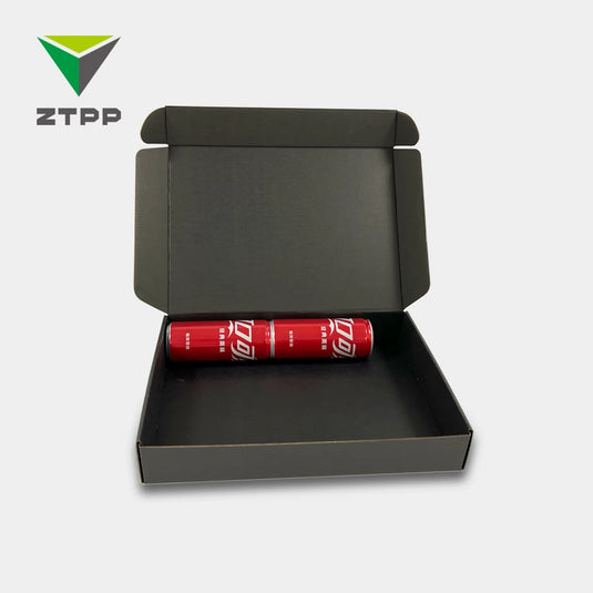 Eco Friendly Mailing Mailer Black Paper Corrugated Clothing Gift Shipping Boxes Large