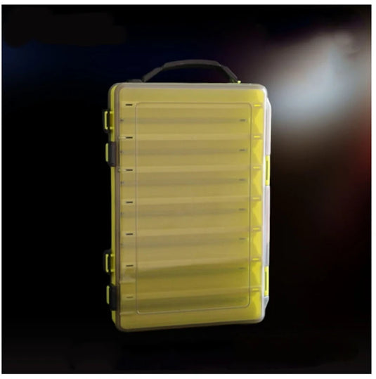 Fishing Tackle Box Lure Storage 14 Compartments Double Sided Lure Hook Boxes Baits Container Storage Case Fishing Accessories