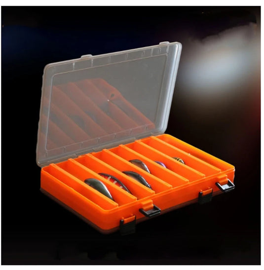 Fishing Tackle Box Lure Storage 14 Compartments Double Sided Lure Hook Boxes Baits Container Storage Case Fishing Accessories