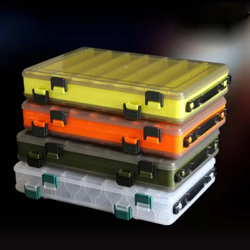 Load image into Gallery viewer, Fishing Tackle Box Lure Storage 14 Compartments Double Sided Lure Hook Boxes Baits Container Storage Case Fishing Accessories
