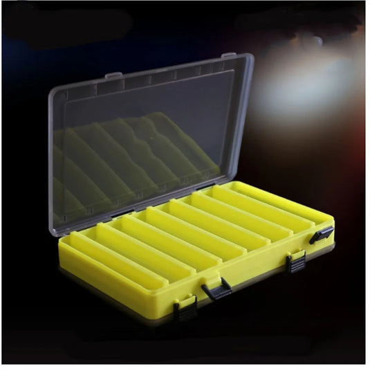 Fishing Tackle Box Lure Storage 14 Compartments Double Sided Lure Hook Boxes Baits Container Storage Case Fishing Accessories