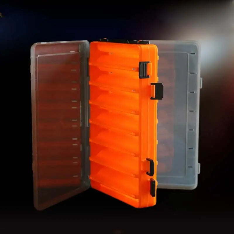 Load image into Gallery viewer, Fishing Tackle Box Lure Storage 14 Compartments Double Sided Lure Hook Boxes Baits Container Storage Case Fishing Accessories
