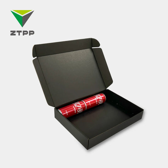 Eco Friendly Mailing Mailer Black Paper Corrugated Clothing Gift Shipping Boxes Large
