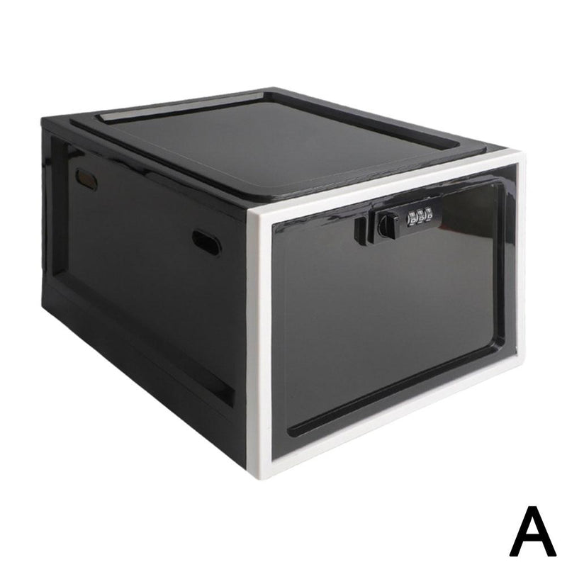 Load image into Gallery viewer, Refrigerator Food Transparent Storage Box With Combination Lock Medicine Box Compact Sanitary Mobile Phone Tablet Password Box
