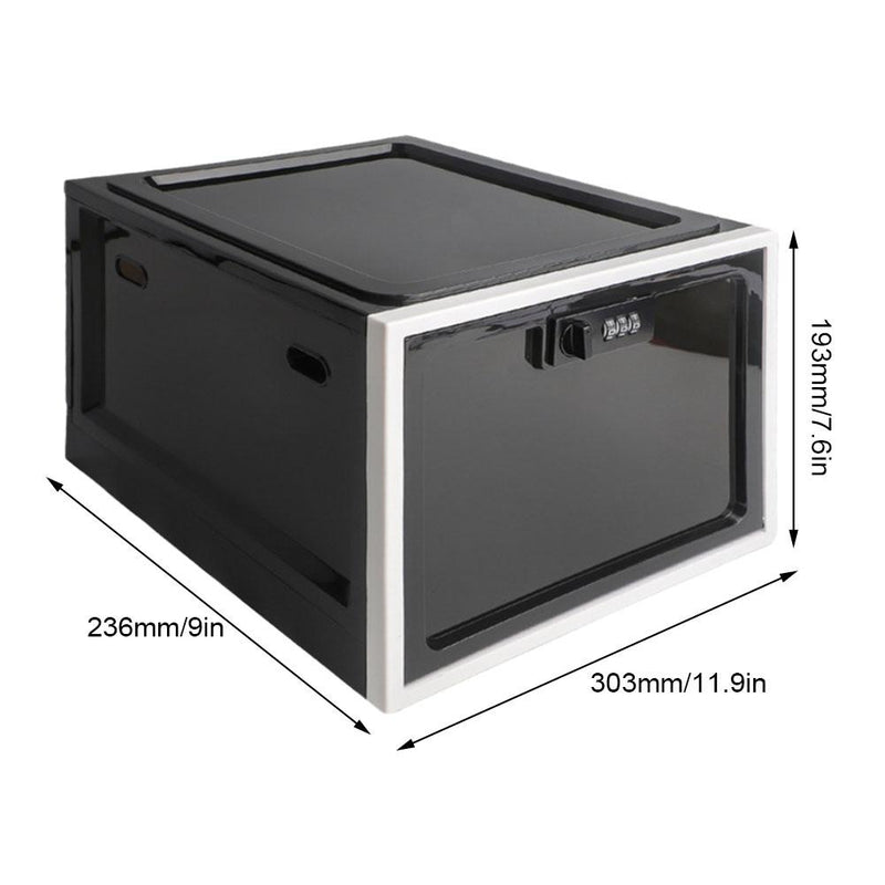 Load image into Gallery viewer, Refrigerator Food Transparent Storage Box With Combination Lock Medicine Box Compact Sanitary Mobile Phone Tablet Password Box
