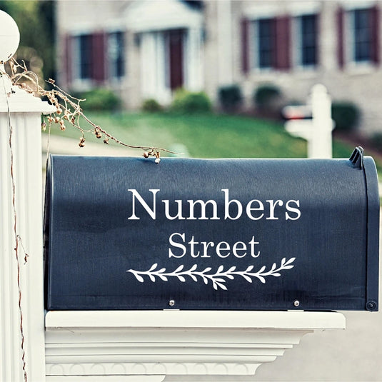 Large Size Custom Mailbox Address Vinyl Decal Stickers Personalized Mail Box House Street Numbers Art Decals Home Decor