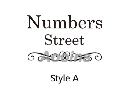 Large Size Custom Mailbox Address Vinyl Decal Stickers Personalized Mail Box House Street Numbers Art Decals Home Decor