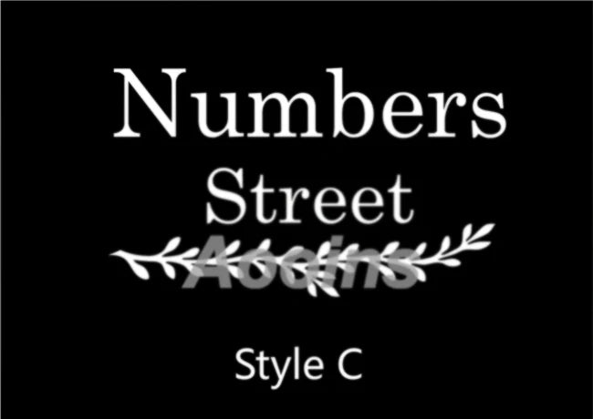 Load image into Gallery viewer, Large Size Custom Mailbox Address Vinyl Decal Stickers Personalized Mail Box House Street Numbers Art Decals Home Decor
