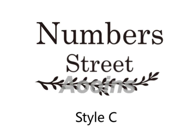 Load image into Gallery viewer, Large Size Custom Mailbox Address Vinyl Decal Stickers Personalized Mail Box House Street Numbers Art Decals Home Decor
