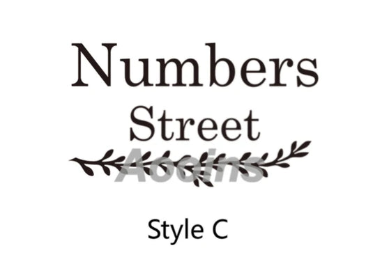 Large Size Custom Mailbox Address Vinyl Decal Stickers Personalized Mail Box House Street Numbers Art Decals Home Decor