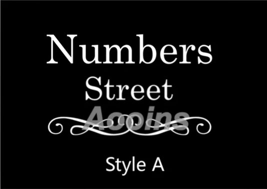 Large Size Custom Mailbox Address Vinyl Decal Stickers Personalized Mail Box House Street Numbers Art Decals Home Decor