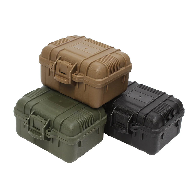 Load image into Gallery viewer, plastic toolbox Sealed waterproof Equipment box  shock-proof instrument case Safety protective tool case Outdoor portable box
