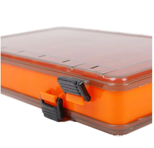 Fishing Tackle Box Lure Storage 14 Compartments Double Sided Lure Hook Boxes Baits Container Storage Case Fishing Accessories