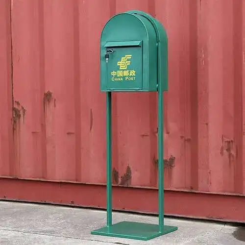 Load image into Gallery viewer, Household Industrial Style Photography Prop Mailbox Retro Christmas Mailboxes Tin Letter Box Vertical Suggestion Box Letter Box
