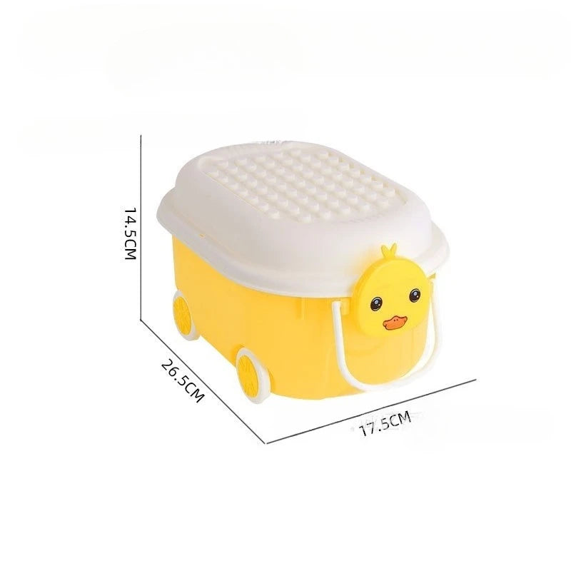 Load image into Gallery viewer, Cartoon Toy Storage Box Organizer for Child Home Snack Clothes Storage Box Large Capacity Multifunctional Plastic Storage Boxes
