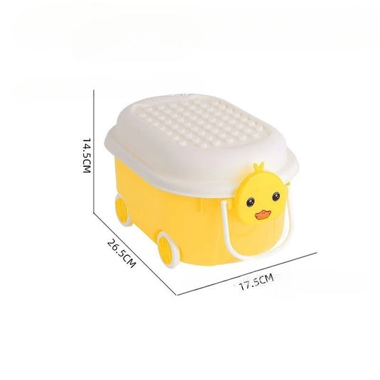 Cartoon Toy Storage Box Organizer for Child Home Snack Clothes Storage Box Large Capacity Multifunctional Plastic Storage Boxes