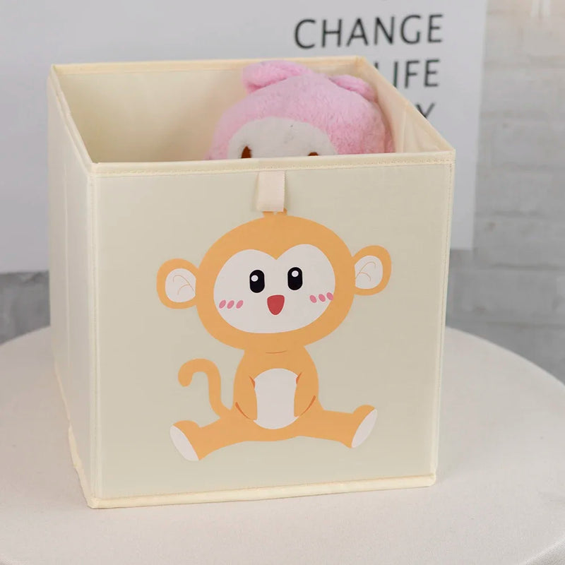 Load image into Gallery viewer, Cartoon Children's Toy Storage Boxes Foldable Oxford Household Storage Basket for Kids Nursery Bedroom Playroom Living Room

