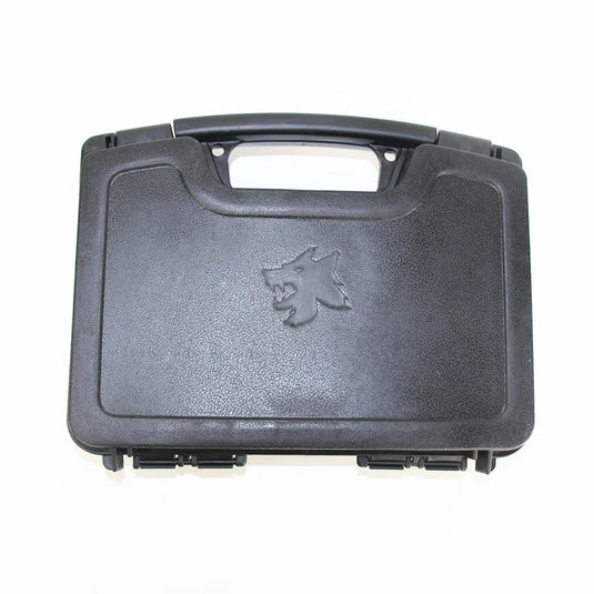 Hard box with foam, lockable waterproof portable 2 pistols, used for storage box of outdoor shooting and Hunting shooting ground