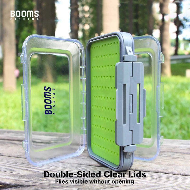 Load image into Gallery viewer, Booms Fishing FFB Fly Fishing Storage Transparent box Two-Sided Box Bait Storage Box Outdoors Fishing Tools Accessories

