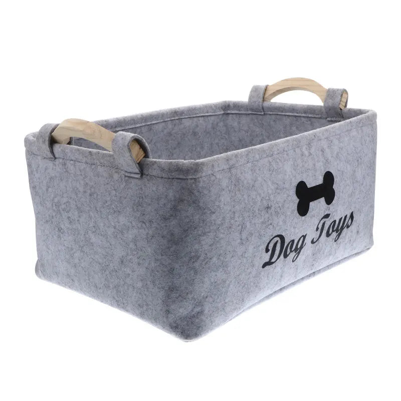 Load image into Gallery viewer, Dog Toy Basket Pet Storage Box Bin Organizer Toys Felt Cat Accessory Container Bins Baskets Accessories Containers Organizing
