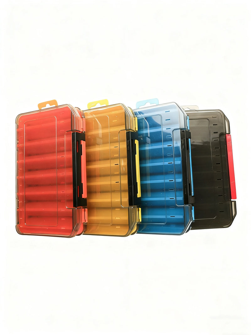 Load image into Gallery viewer, Fishing Tackle Boxes Double Layer Bait Container Portable Organizer Boxes Compartments Fishing Accessories Plastic Case
