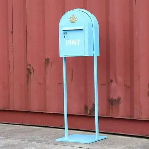 Household Industrial Style Photography Prop Mailbox Retro Christmas Mailboxes Tin Letter Box Vertical Suggestion Box Letter Box