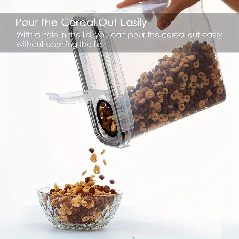 Load image into Gallery viewer, Food Storage Containers with Lids Stackable Treat Box Containers for Kitchen Pantry Organization Containers for Rice Dispenser
