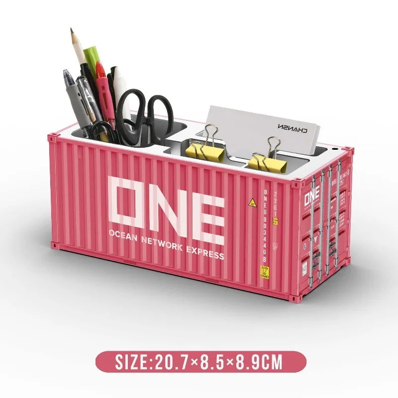 Load image into Gallery viewer, Shipping Container Model, Office Container, Pen Holder Storage Box, Logistics Container, 1:20 Model
