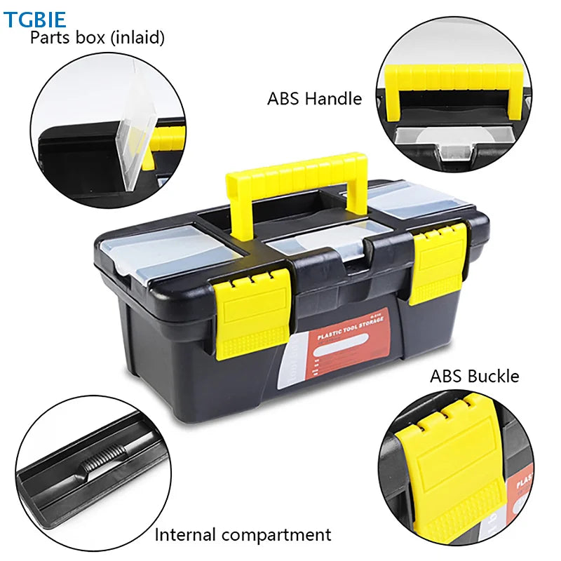 Load image into Gallery viewer, [TL][TL]Two-LayerTool Box Mini Accessories Storage Box With Handle Portable Tool Organizer
