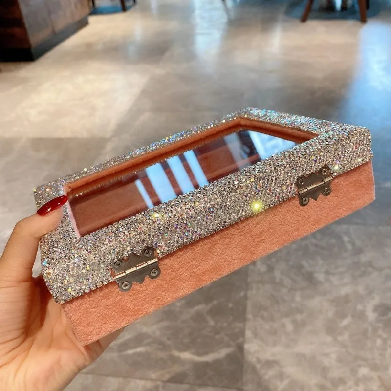 Load image into Gallery viewer, Earrings Jewelry Box Jewelers Rings Earring Gift Display Boxes Large Capacity Jewellery Storage Case Jeweler Organizer Cases
