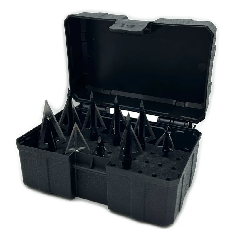Load image into Gallery viewer, Hunting Broadhead Box Broadhead Storage Case Holds 20 Broadheads For Bow And Crossbow Arrow Head Storage Hunting Accessories
