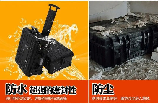 Safety Box Plastic Protective Case Waterproof Seal Pressure-resistant Cutting Sponge Carrying Case Instrument Tool Box