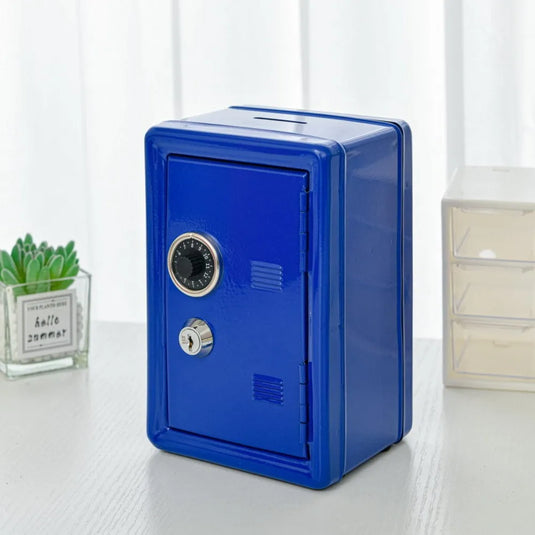 Decorative Box Password Lock Mini Safe Box Anti-Theft Metal Strongbox Cabinet Money Bank Valuables Security