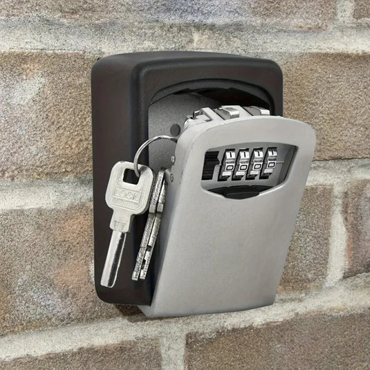 Flip-Top Ultra-Secure Key Safe Box: Plastic Key Storage – For Hotel, Emergency, Travel & Renovation Security Needs!