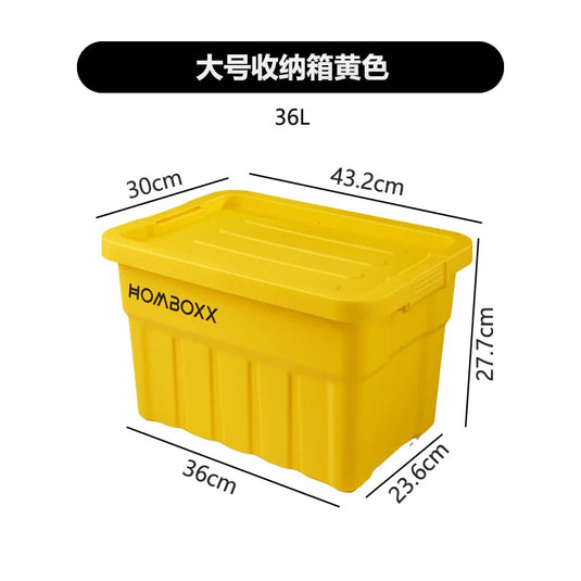 Industrial Style Large Capacity Camping Storage Box Thickened Desktop Organizer for Car Miscellaneous Item Storage